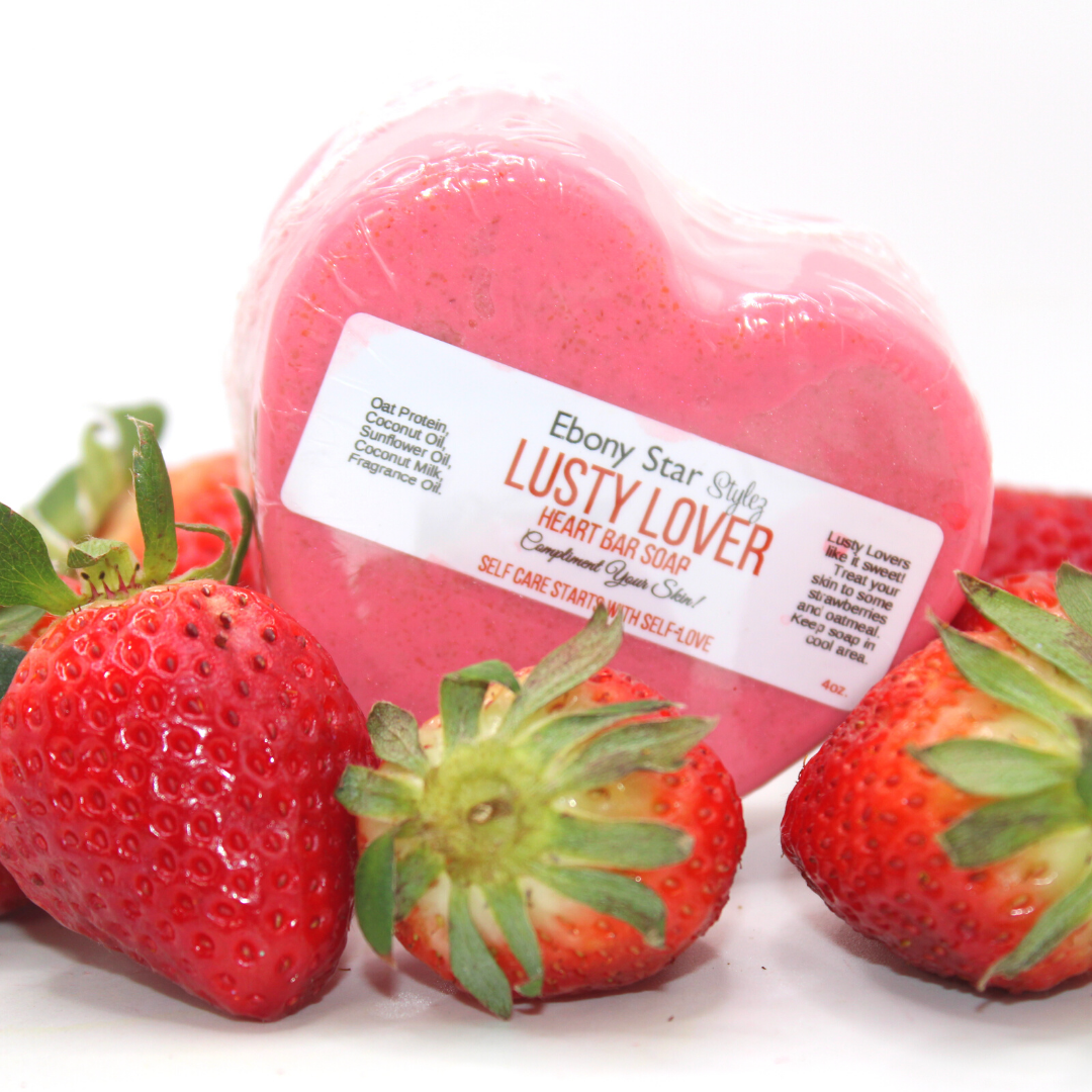 LUSTY LOVER Heart Bar Soap