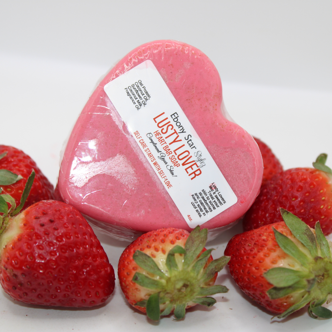 LUSTY LOVER Heart Bar Soap