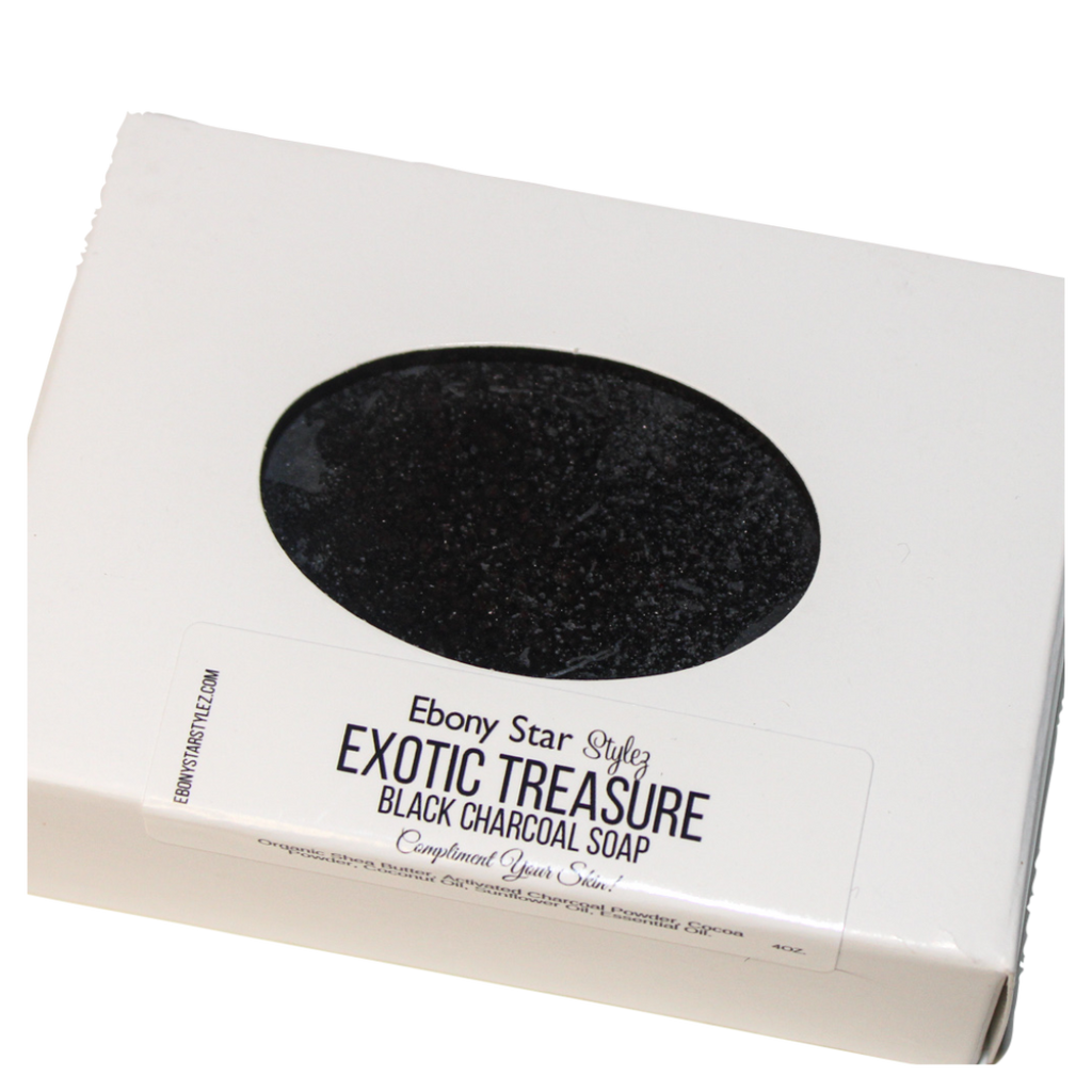 EXOTIC TREASURE Jabón de Carbón Negro