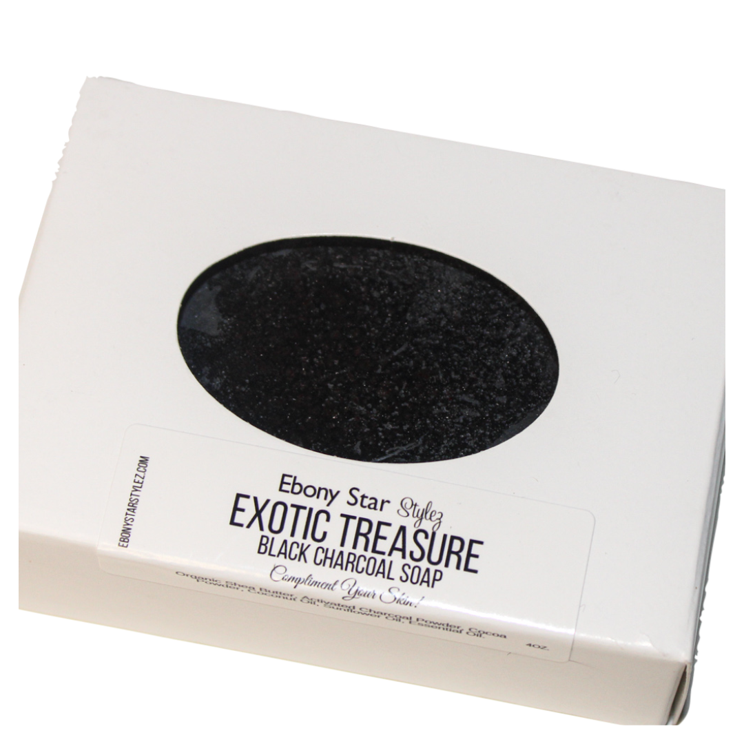 EXOTIC TREASURE Black Charcoal Soap